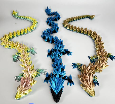 Articulated crystal dragon